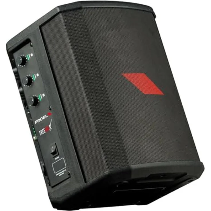 Proel Personal PA 6 Zoll+2 Zoll, Aktiver PA Lautsprecher mit Bluetooth und 10 Stunden Akku, Schwarz – Bild 4