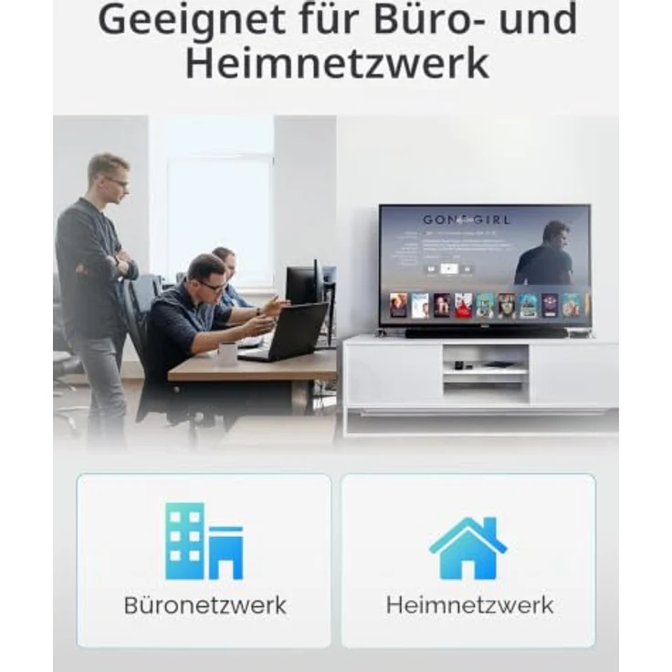 Cudy GS108 Netzwerk Switch Gigabit Ethernet (10/100/1000) Schwarz (8 Ports) – Bild 5