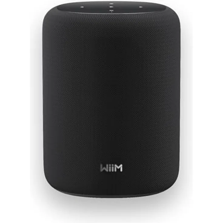 WiiM Sound Lite Smart Speaker, Hi-Res 24-bit/192 kHz, AI RoomFit™, 100W Peak, WLAN 6E/Bluetooth 5.3, Multiroom- und Stereokopplung (Schwarz)