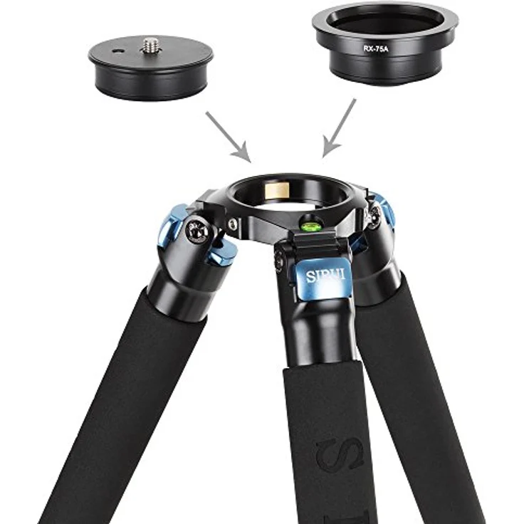 Sirui R-5214XL Studio-Dreibeinstativ mit Adapterhalbschale-Tasche-Gurt – Bild 3