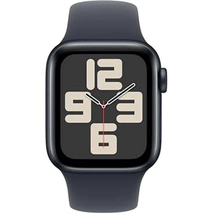 Apple Watch SE (2. Generation) GPS 40 mm Smartwatch mit Aluminiumgehäuse in Mitternacht und Sportarmband in Mitternacht (S/M) - Fitness und Schlaftracker, Unfallerkennung, Herzfrequenzmesser – Bild 2