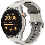 MP myPhone Smartwatch Watch Adventure warm Grey, 360-mah-Akku, Bis zu 14 Tage Akkulaufzeit, 1,43 Zoll, GPS, 50 Sportmodi, SOS-Taste, Kompass, wasserdicht, Bluetooth