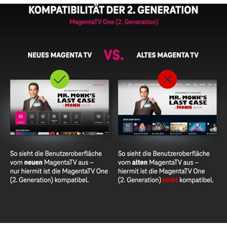 Telekom Magenta TV ONE (2. Generation), Streaming Media Player, Schwarz – Bild 5