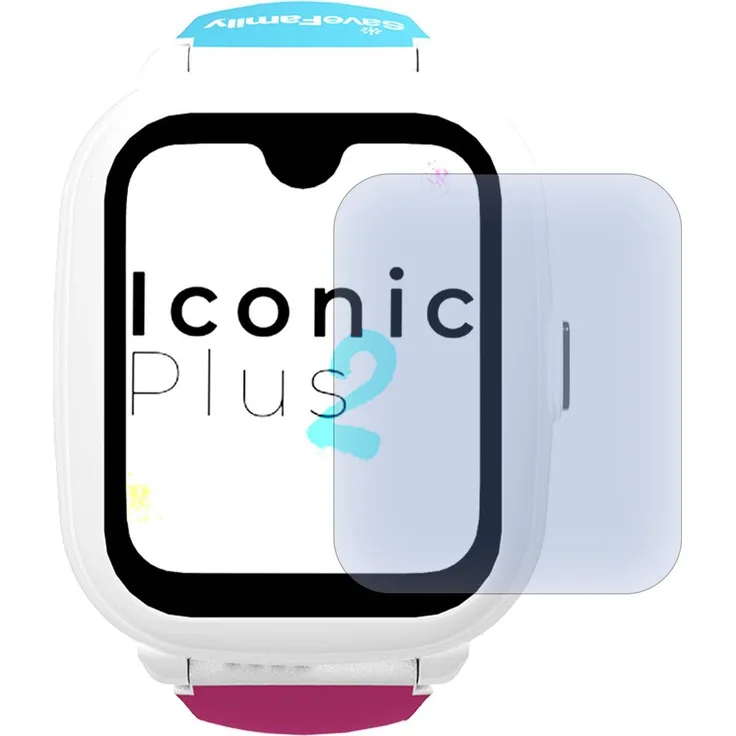SaveFamily Iconic Plus 2 Kinder Smartwatch, 47 mm, inkl. Glass Protector
