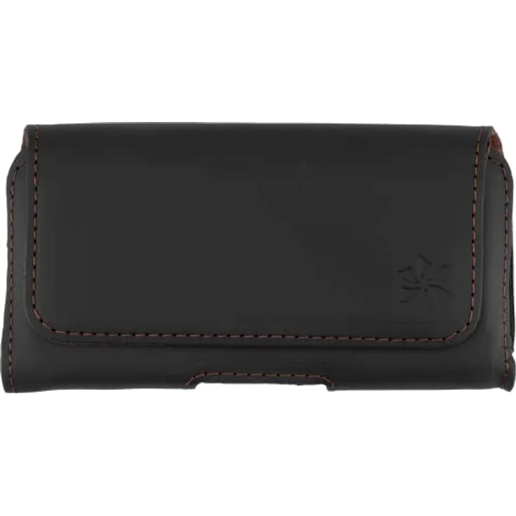 honju Horizon Echtleder Gürtel-Tasche für Google Pixel 7a / Pixel 7 / Pixel 7 Pro, OnePlus 11 5G UVM [Handytasche mit Gürtelschlaufe für Smartphones bis 170 x 85 x 12mm, Magnetverschluss] schwarz