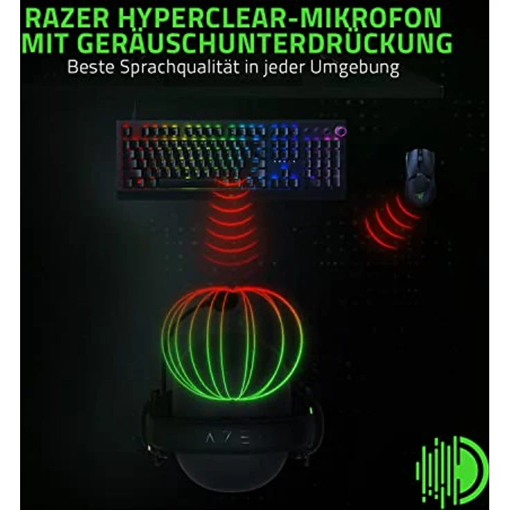 Razer Blackshark V2 X USB Schwarz – Bild 2