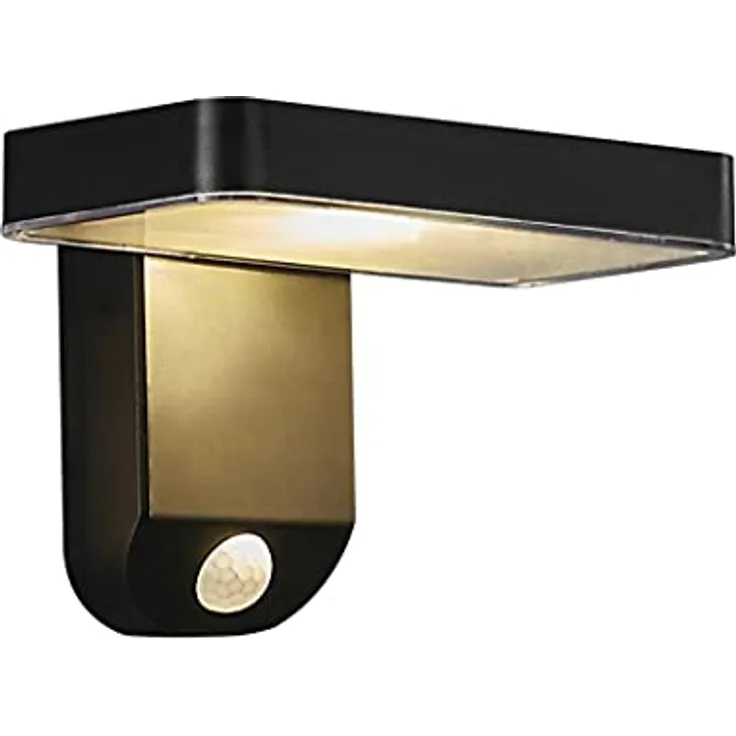 Nordlux Rica Square 2118161003 Solar-Außenwandleuchte 5W Warmweiß Schwarz