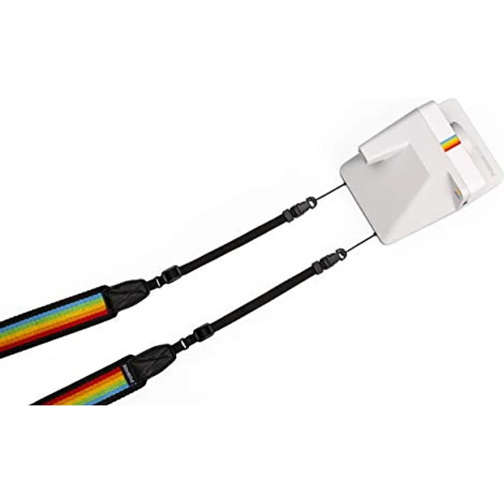 Polaroid Camera Strap Flat-rainbow black Kameragurt – Bild 4