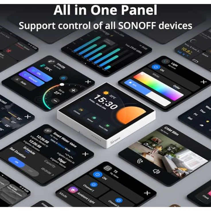 Sonoff NSPanel86PW, Smart Home Hub mit WiFi und Zigbee Unterstützung, Weiss – Bild 2