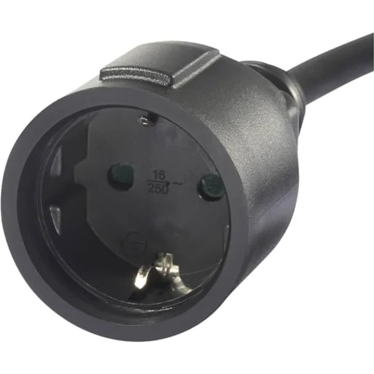 Sygonix SY-6052178 Personenschutz-Verlängerungskabel PRCD 230 V/AC, 3 m, Schwarz, IP44 – Bild 4
