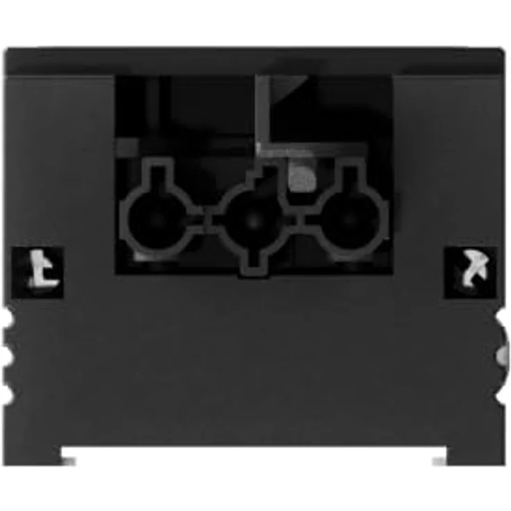 Bachmann CONFERENCEF XL 3xCEE7/3 Einbau-Tischsteckdosenleiste mit 1xUSB C/C 100W und 2xCustom Module, Schwarz, 444mm – Bild 2
