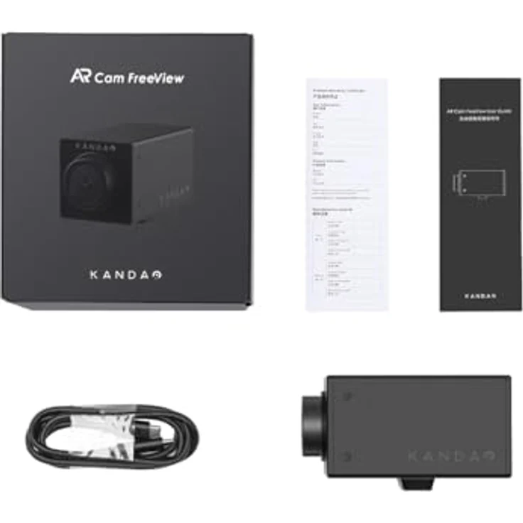 Kandao AR Cam Freeview HFV0510, 4K Camcorder mit 60FPS, interaktivem Livestreaming und intelligentem Stitching – Bild 6