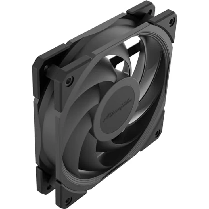 Alpenföhn 120 Jetstream PWM-Lüfter - schwarz, besonders leise mit max. 1.600 U/min bei 22,8 dB(A) – Bild 4