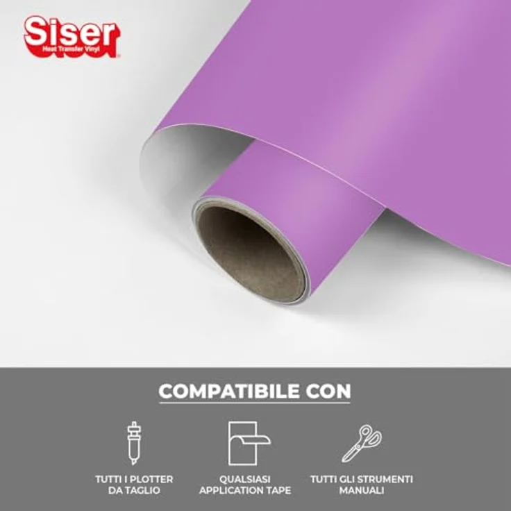 Siser EasyPSV® Starling, selbstklebende Folie mit Schnittbreite 30 cm, Lila, spülmaschinenfest bis 80 Spülgänge – Bild 2