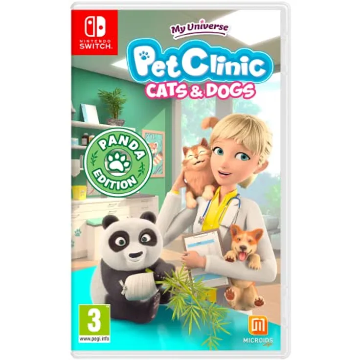 MICROÏDS My Universe – PET CLINIC CATS & DOGS – Panda Special Edition Spanisch Nintendo Switch