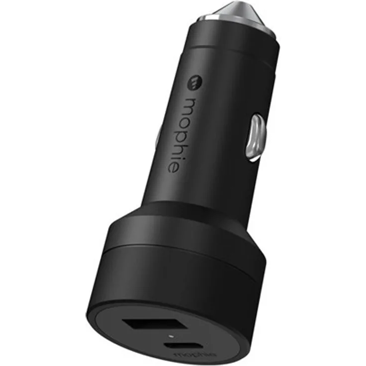 Mophie Car Power Adapter, 42 Watt Auto-Netzteil mit Fast Charge, USB-C und USB-Ausgängen