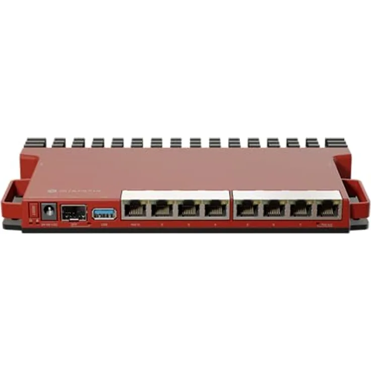 MikroTik L009UiGS-RM, Switch mit 8x 1G Ethernet Ports, ARM 64bit CPU, schwarz