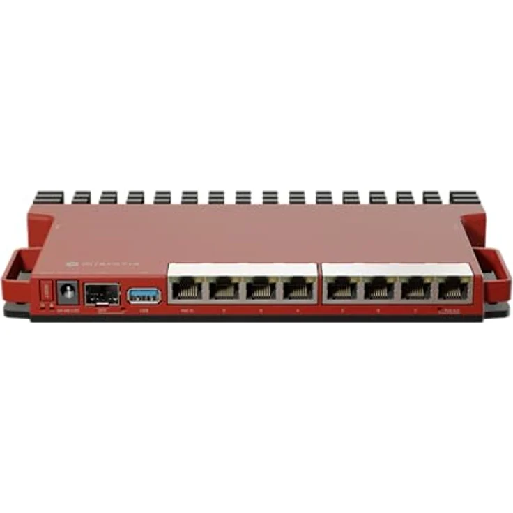 MikroTik L009UiGS-RM, Switch mit 8x 1G Ethernet Ports, ARM 64bit CPU, schwarz – Bild 1