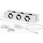 SpeedComfort Heizkörper Ventilator 2er Set, energieeffizienter Heizungsventilator mit automatischer Temperaturregelung und geräuscharmem Betrieb