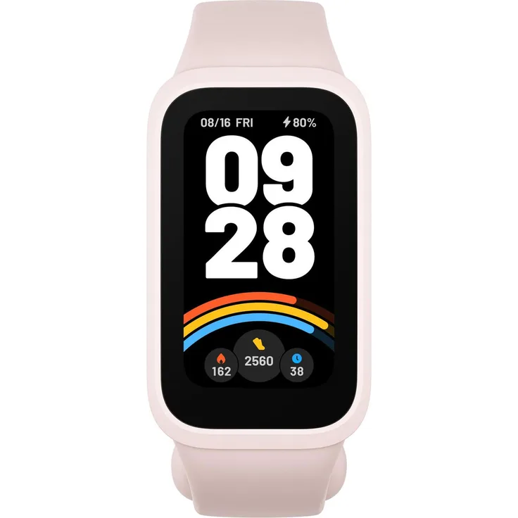 XIAOMI Smart Band 9 Active pink, 1,47 AMOLED-Display, 18 Tage Akkulaufzeit