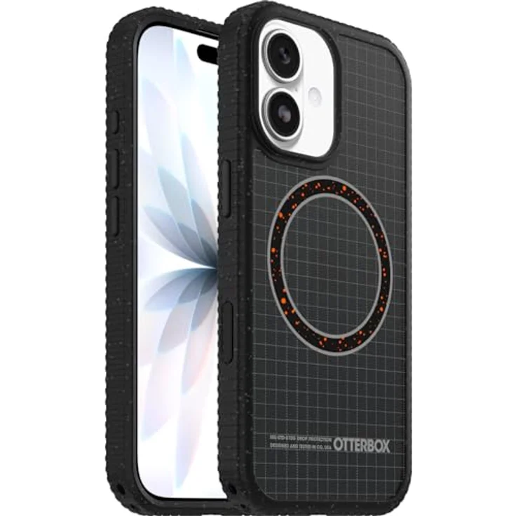 OtterBox Sole Series MagSafe Hülle für iPhone 17, stoßfest, 5X Militärstandard getestet, schwarz – Bild 1