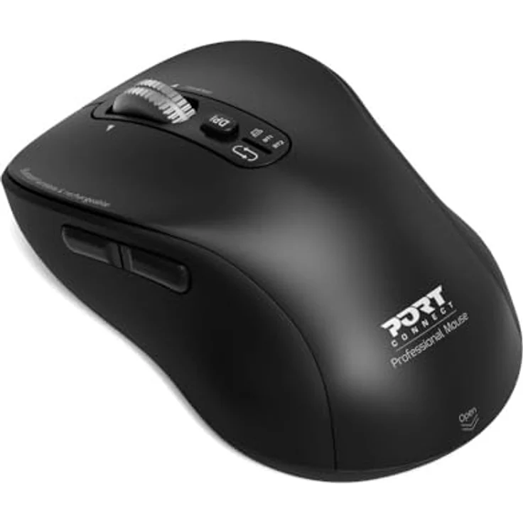 Port Designs MOUSE RECHARGEABLE BLUETOOTH COMBO PRO TYPE C (Kabellos), Maus, Schwarz – Bild 7