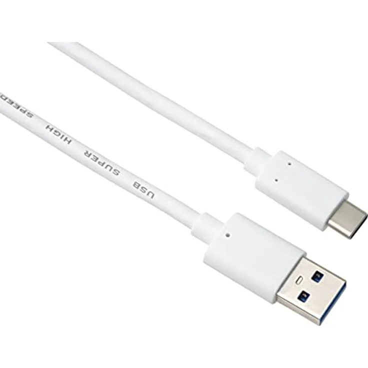 PremiumCord USB-C zu USB 3.0 Verbindungskabel 3m, SuperSpeed ​​Datenkabel bis 10Gbit / S, Anschluss bis 3A, USB 3.1 Generation 2 Typ C Stecker, Farbe Weiß, Länge 1m – Bild 3