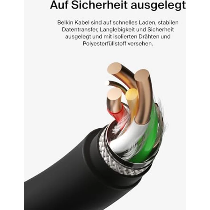Belkin USB-C/USB-C Kabel PVC, 1 m, schwarz – Bild 6