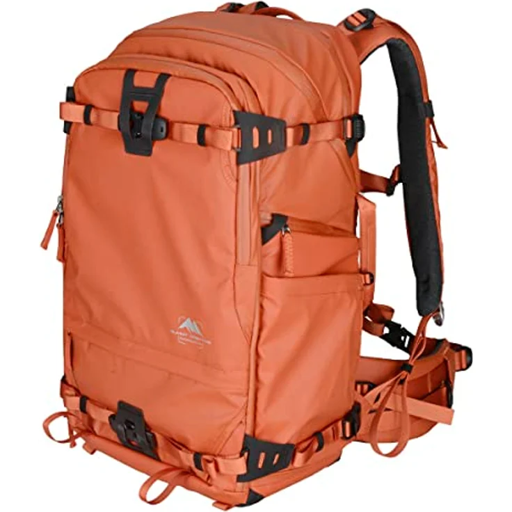 Summit Creative Tenzing Zip Top Backpack 25L, wasserabweisender Kamera-Rucksack mit seitlichem Zugriff und Laptopfach bis 13,3", orange – Bild 2