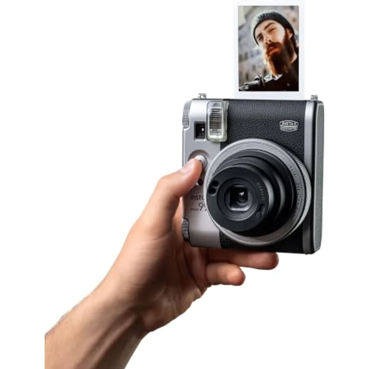 FUJIFILM instax mini 99™ Sofortbildkamera mit 6 Farbeffekten, 5 Belichtungsstufen, Selfiefunktion und Doppelbelichtung | Silber – Bild 5
