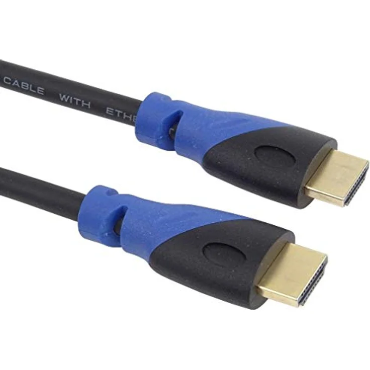 PremiumCord 4K HDMI 2.0b Kabel, Auflösung UHD 4K@60Hz 2160p , 3D, ARC, HDCP, vergoldete Stecker, schwarz-blaue PVC-Steckverbinder, Länge 2 m - Preisvergleich – Bild 3