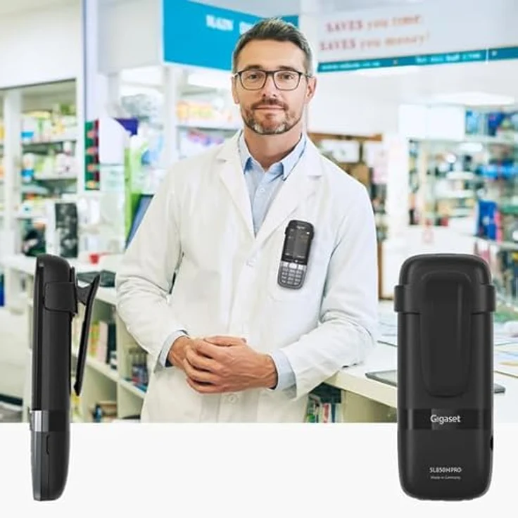 Gigaset SL850H PRO DECT Mobilteil, Schnurlostelefon mit 2,4-Zoll Farbdisplay, Bluetooth 5.1, Titan – Bild 7