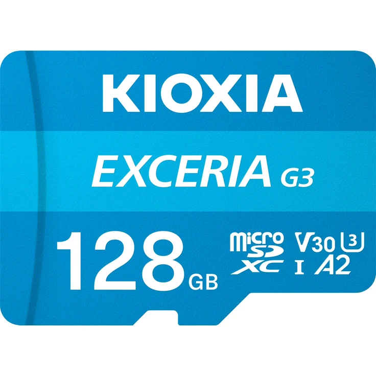 Kioxia Exceria G3, 128GB microSD Speicherkarte mit UHS-I, wasser- und stoßfest