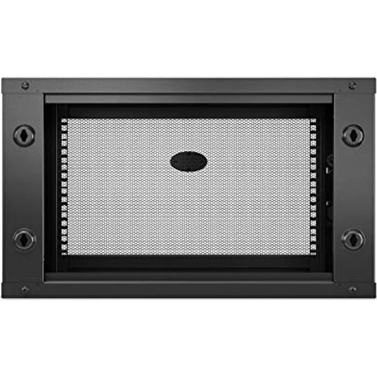 APC Wandschrank AR106SH4, 19 Zoll Rack, 6 HE, Serverschrank, schwarz, mit integrierter Belüftung und 5 Jahren Garantie – Bild 4