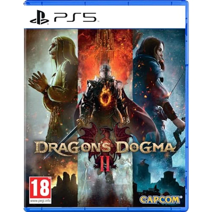 Capcom Dragon's Dogma 2, PS5-Games, 100% UNCUT PEGI 18 Edition, DEUTSCH SPIELBAR, Fantasy-Welt, fotorealistische Charaktere – Bild 1
