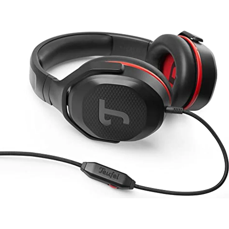 Teufel CAGE ONE Kabelgebundenes Over-Ear-Headset Gaming-Headset Kopfhörer geeignet für Games, Musik und fürs Homeoffice Schwarz – Bild 3