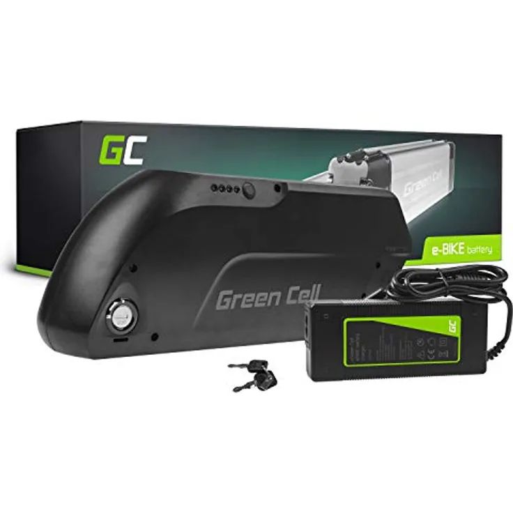 Green Cell E-Bike Akku 36V 15.6Ah 562Wh Lithium Ionen für 250W Motor Down Tube Elektrofahrrad GX16-2P Batterie mit Ladegerät - Preisvergleich
