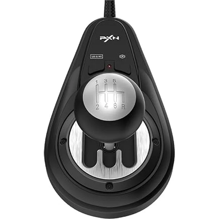 PXN A7 Shifter für Racing Wheel, Joystick mit breiter Kompatibilität für PC, PS3, PS4, Xbox One und Switch, Plug&Play-Technologie und robuster Stahl-Schalthebel – Bild 3