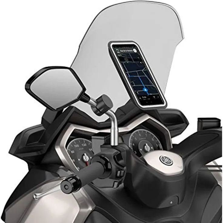 Shapeheart Magnetic Mobile Phone Holder Motorcycle For Rear View Mirror, Universal 360 Rotation, Vibration Steamer, Motorcycle And Scooter, Waterproof Scooter Mobile Phone