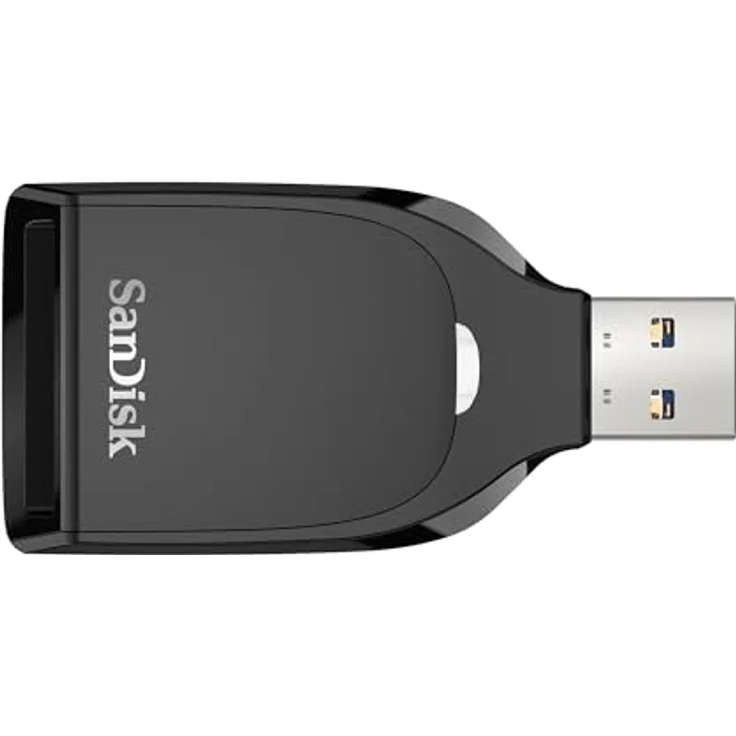 SanDisk QuickFlow SD-UHS-I-Kartenlesegerät mit USB-A-Anschluss, Lesegeschwindigkeit bis zu 250 MB/s, Schreibgeschwindigkeiten bis zu 150 MB/s, USB 3.2 Gen 1, kompakt und leicht, schwarz – Bild 2