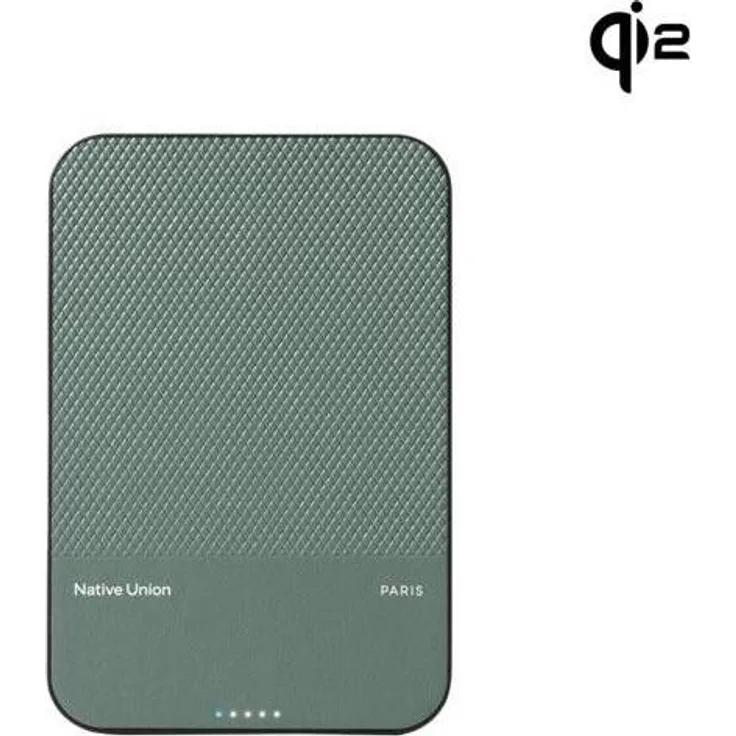 Native Union (Re)Classic Qi2 Power Bank 5000 mAh, Magnetische Powerbank mit MagSafe