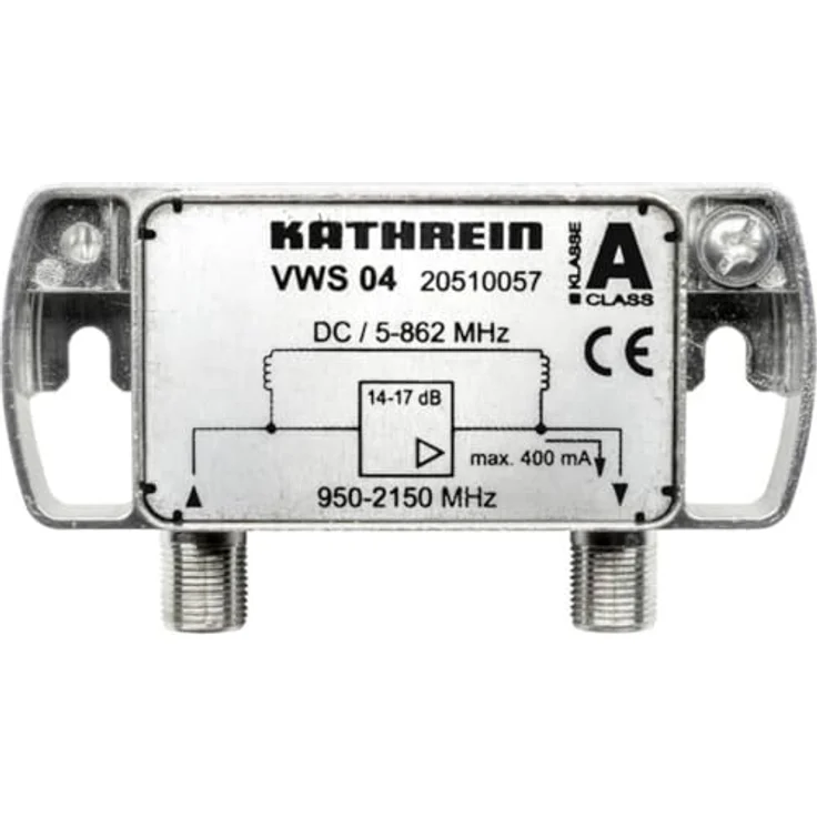 Kathrein VWS 04 Satelliten-ZF-Verstärker (Empfangsbereich 47-862 MHz, 950-2400 MHz) – Bild 2
