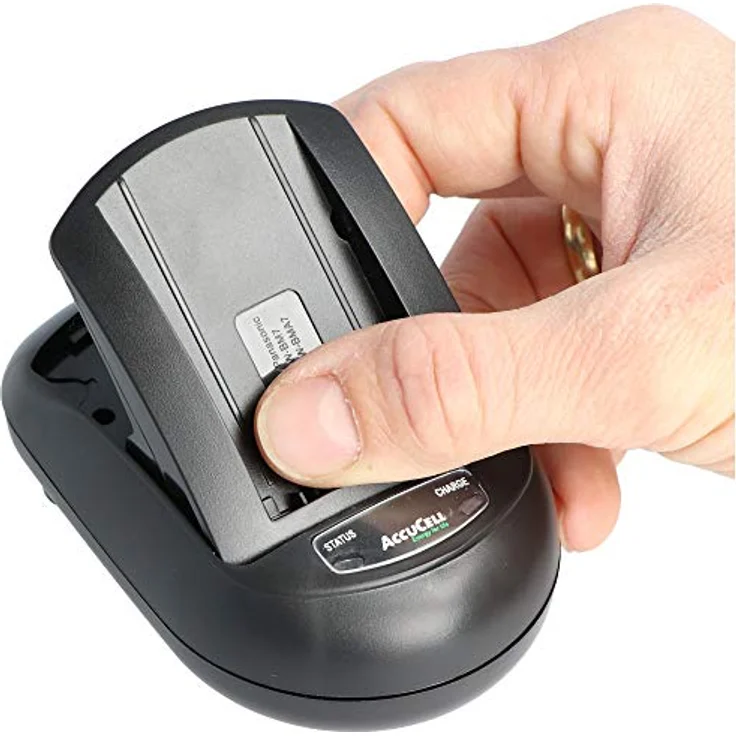 AccuCell Schnell-Ladegerät für Canon BP-911, BP-914, BP-915, BP-924, kompatibel mit baugleichen Akkus, effiziente Ladegeschwindigkeit – Bild 3