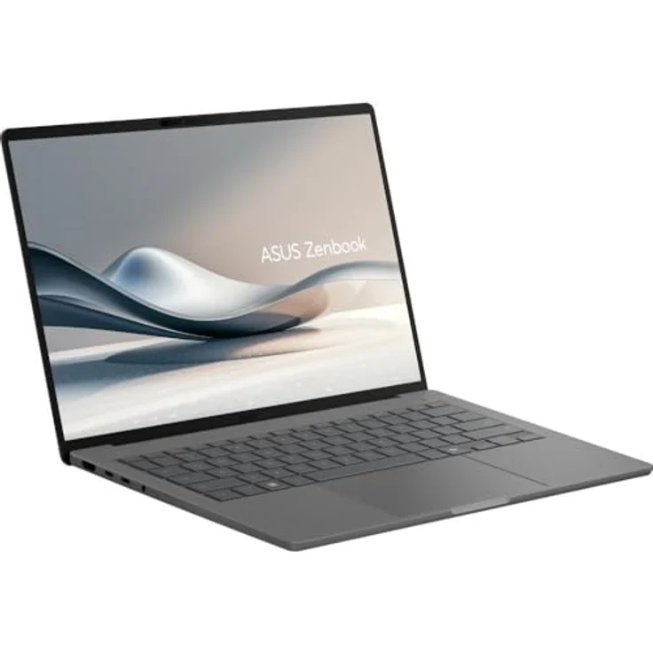 ASUS Zenbook A14 X1-26-100, 14" WUXGA OLED Laptop mit Snapdragon X, 16 GB RAM, 512 GB SSD, Grau – Bild 2