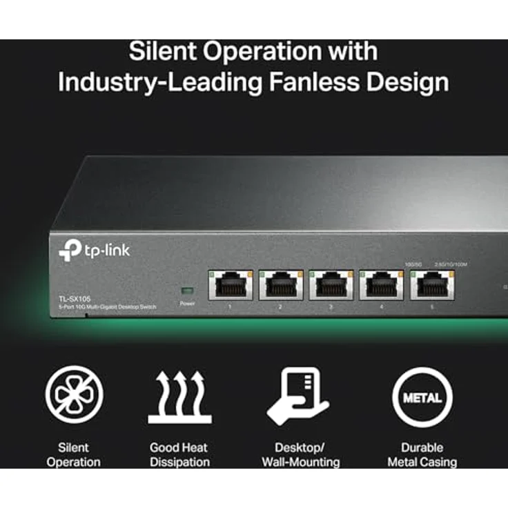 TP-Link TL-SX105 5-Port 10G Multi-Gigabit Switch – Bild 7