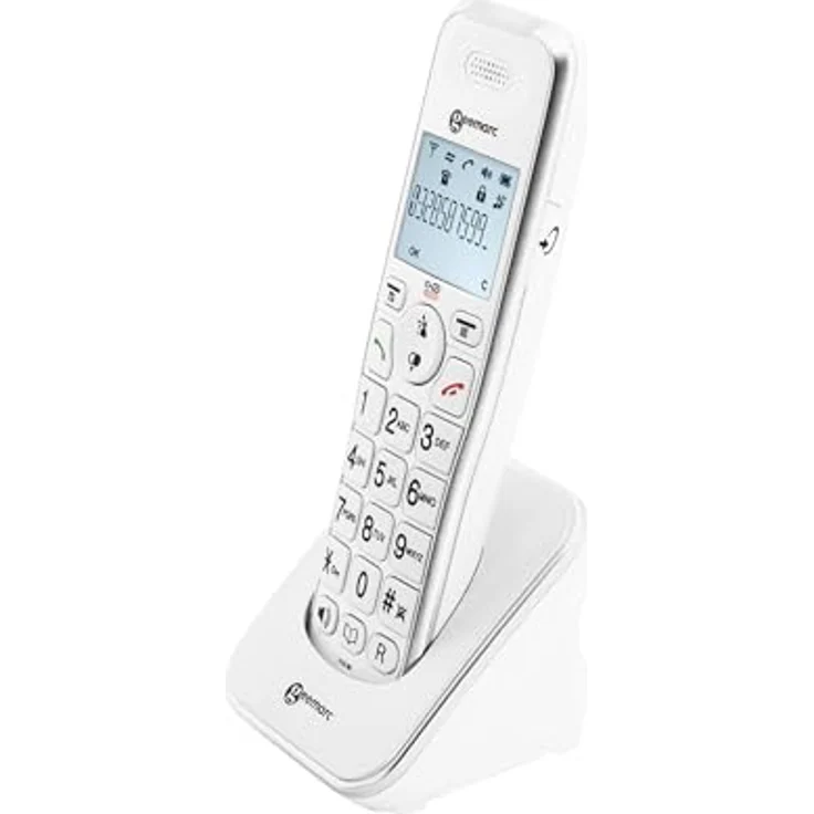 Geemarc Telecom S.A Zusatz AmpliDECT 295 Schnurloses Schwerhörigentelefon, Deutsche Version Analog-Telefon  – Bild 8