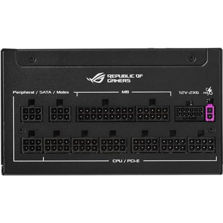 ASUS ROG Strix 1200 W Platinum-Netzteil, 80 Plus Platinum, GAN MOSFET, GPU-First Intelligent Voltage Stabilizer, 10 Jahre Abdeckung – Bild 4