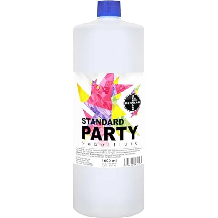 STANDARD PARTY Nebelfluid 1000 ml universelle wasserbasierte Nebelflüssigkeit - HERRLAN-Qualität - Made in Germany