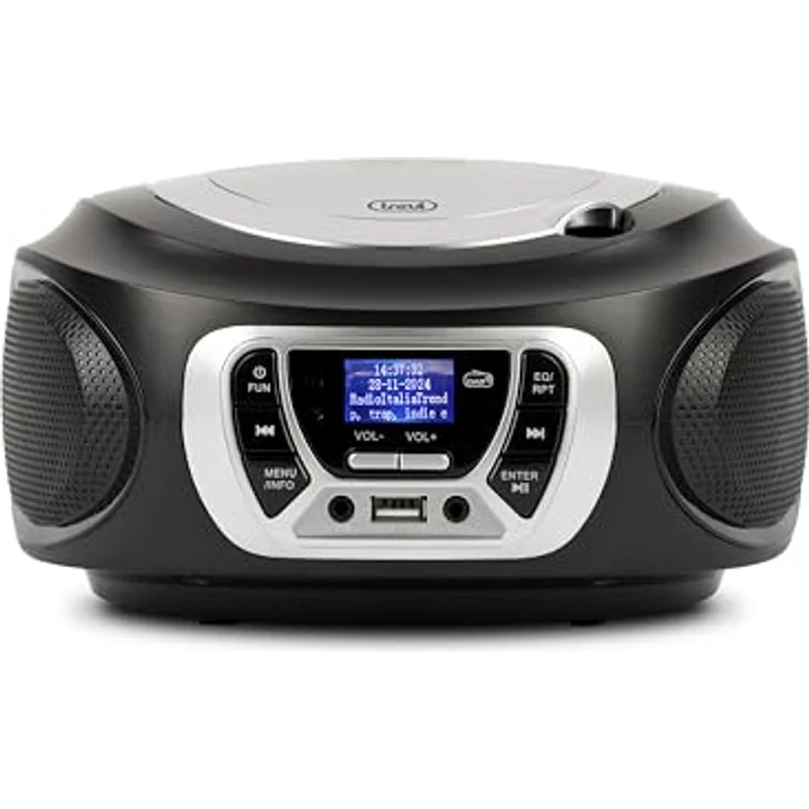 Trevi CMP 510 DAB Stereo tragbar CD BRD Schwarz – Bild 3