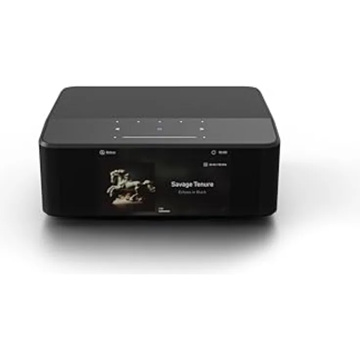 Bluesound Node ICON Referenz Multi-Room Musik-Streamer, Schwarz, Dual-Mono-DAC, MQA-Technologie, HDMI eARC